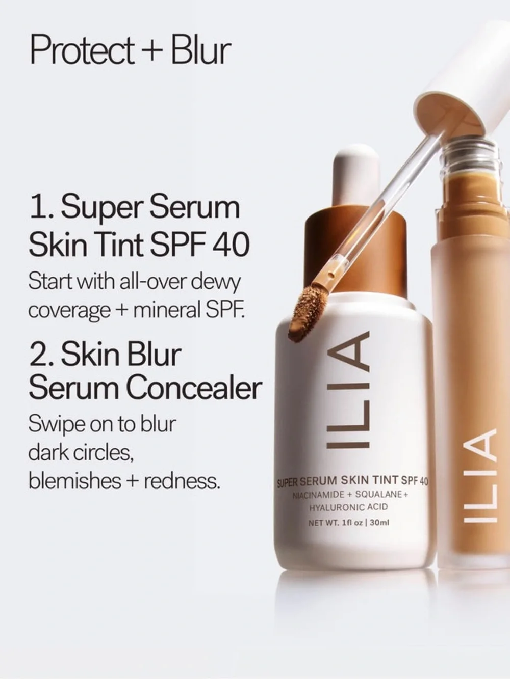 ILIA Super Serum Skin Tint SPF 40 NEW